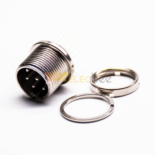GX16 8 Pin Connector Straight Standard Type Male Socket Frount Bulkhead Solder Type For Cable Gx16 8 Pin Connector Straight Stan