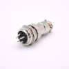 GX16 6 Pin Connector Standard Type Straight Female Pulg à Male Socket Front Bulkhead Solde Type Pour Câble