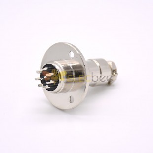 GX16 8 Pin Connector Standard Tipo Femminile Pulg Femminile Dritto a Male Socket Flange Mounting Solder Cup per cavo