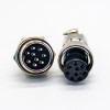 GX16 9 Pin Разъем Прямостандартный тип женский pulg к мужской розетке Задняя Bulkhead Солдер Тип для кабеля