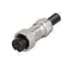 GX16 Aviation Connector 16mm Thread GX16-3 Pin IP67 Waterproof Straight Female and Male Socket