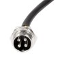 GX16 Aviation Plug 4 Pin Socket Cable Male Head Plug Electrical Cable 1M