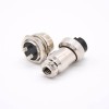 GX16 Connector 2 Pin Straight Standard Type Female Pulg to Male Socket Rear Bulkhead Solder Type For Cable