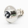 Jack GX16 4p Round Aviation Connector Male Flange Mount Socket and Straight Plug