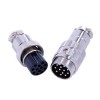 10pcs 12 Pin Electrical Connector GX20 Straight Male Female Industral Connector