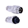 10pcs 5 Pin Conector Wiring Cable Plug Conector Straight GX20 Masculino e Feminino
