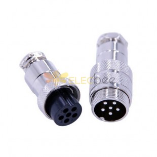 GX20 6 Pin Male Female connecteur Straight Male Female Docking Cable Plug