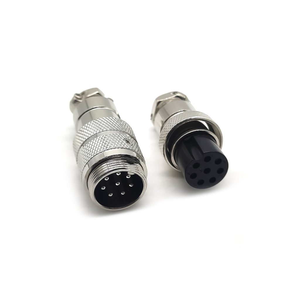8 Pin Circular Connector GX20 Male and Female Docking Cable Connector