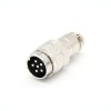Aviation Connector GX20 5 Pin Connector Docking Type Straight Female Pulg to Male Pulg For Cable