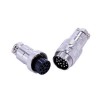 Plugues impermeáveis e tomadas 15 Pin Aviation Conector GX20 Straight Male and Female Butt-joint Connector