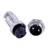 10pcs 2 Pin Electrical Connector GX20 Straight Male Socket and Female Plug Bulkhead Connector