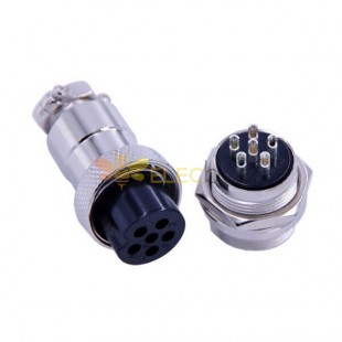10pcs 6 Pin Automotive Electrical Connector Straight Male Socket et Connecteur de prise femme