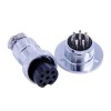10pcs 8 Pin Flange Mount Connector Straight GX20 Aviation Plug and Socket