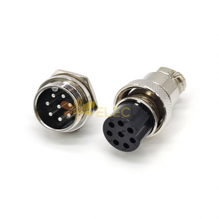 10pcs GX20 8 Pin Air Plug e Soquete Straight IP55 Impermeável Macho / Feminino Conector