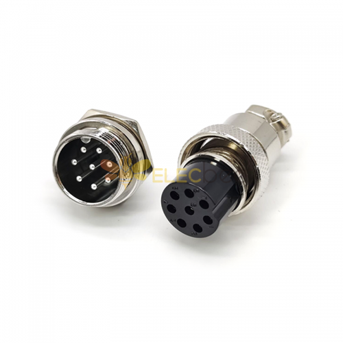 10pcs GX20 8 Pin Air Plug e Presa dritta IP55 Connettore impermeabile maschio/femmina