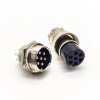 Aviation Cable Connector GX20 Uxcell 7 Pin Round Female Plug Male Socket Straight Male Socket