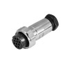Aviation Connector Waterproof GX20 10pin Straight Male and Female Metal Connector
