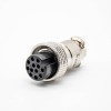Circular Aviation Connector GX20 Standard Plug 12 Pin Female Straight Solder Cable