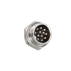 GX20 12 Pin Connector Angled Female Plug Aviation Wire Connector Metal Male Socket Back Mount Solder Cup