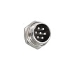 GX20 7 Pin Angled Connector Female Plug Aviation Wire Connector Metal Male Socket Back Mount Solder Cup
