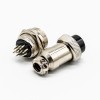 Gx20 Panel Mount Connector 10 Pin Straight Male and Female Circular Aviation Connector