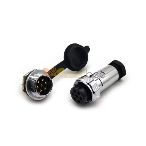 GX20 Waterproof 7pin Straight Aviation Connector Male and Female Metal Connector