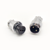 Circular Metal Shell Connectors GX25-2 pin Butt Joint Male and Female Straight Plug
