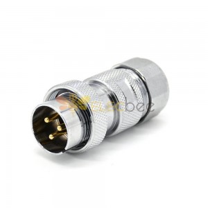 3 Pin Straight Plug et GX25 Male Straight Aviation Connector