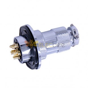 10pcs 6 Pin Plug e Socket GX25 IP55 impermeabile dritto connettore maschile e femminile