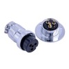 3 Pin Electrical Connector GX25 Straight Circular Aviation Connector
