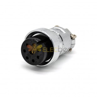 8 Pin Plug câble GX25 Straight Aviation Connector et Female Plug