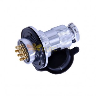 Connettore pannello metallico GX25 10 Pin circolare dritto aflineato plug 5set