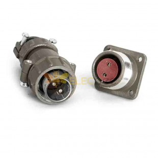 P20 2-Pin Male Plug and Female Socket Reverse Set P20J2Q P20K2A