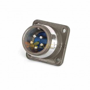 P20 5-Core Male Socket Straight Flange P20J9A Aviation Connector