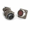 P20 7-Pin Male Plug and Female Socket Reverse Set P20J11Q Pin + P20K11A Hole Aviation Connector