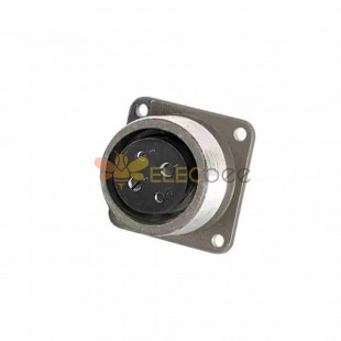P28 4-Pin Female Socket Reverse Flange P28K2A Aviation Connector