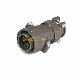 P28 4-Pin Male Plug Reverse Welded P28J2Q Aviation Connector