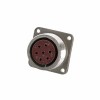 P28 7 Pin Female Socket Reverse Flange P28K12A Aviation Connector