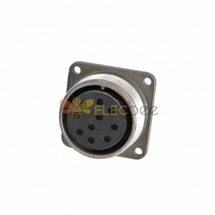 P32 10 Pin Female Socket Reverse Flange P32K11A Aviation Connector