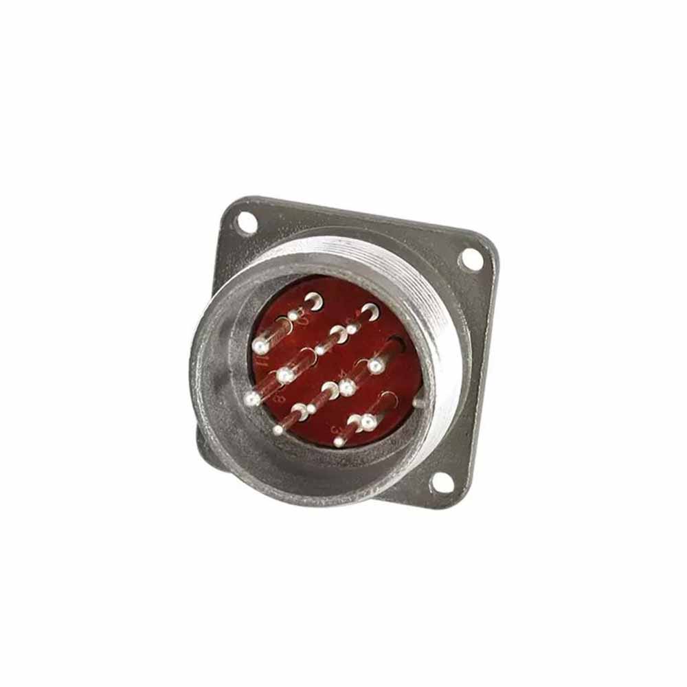 P32 12 Pin Male Socket Straight Flange P32J3A Aviation Connector