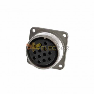 P32 14 Pin Female Socket Reverse Flange P32K4A Aviation Connector