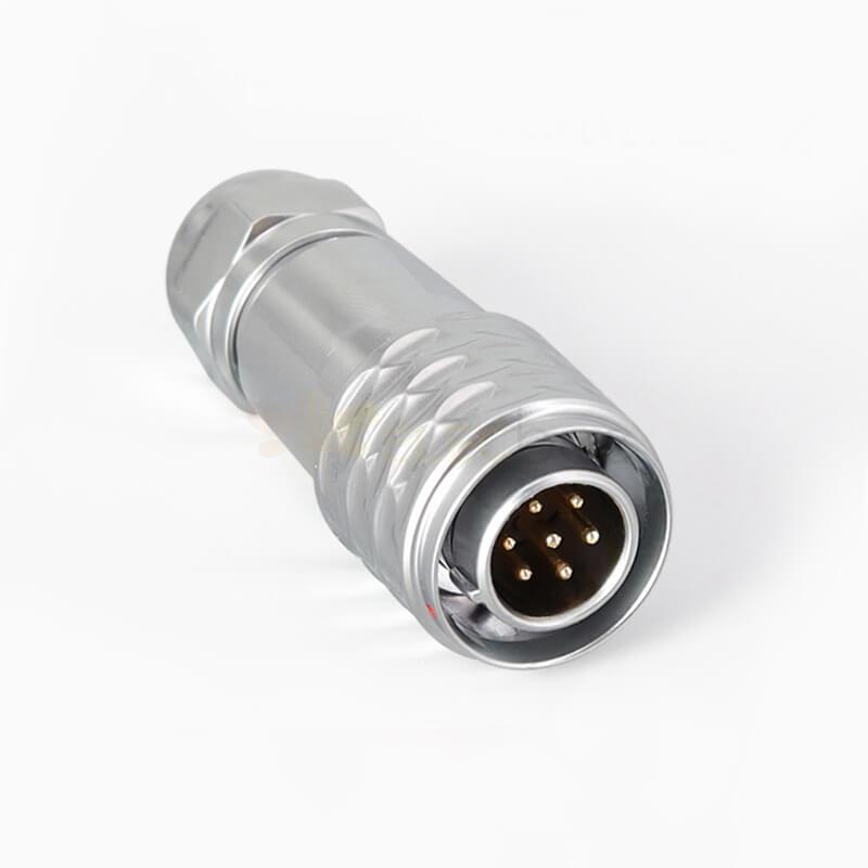 Dairesel Metal Aviationsf12-7 Pin Erkek Dişi Yerleştirme Kamera Kablosu Su Geçirmez Hızlı Endüstriyel Push-Pull