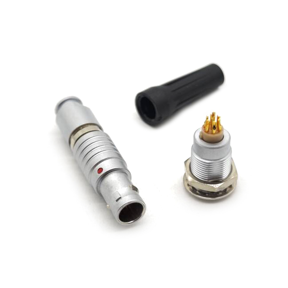 Quick Plug FGG EGG 0B Series 7 Pin Push-Pull Self-Locking Male And Female Aviation Connector