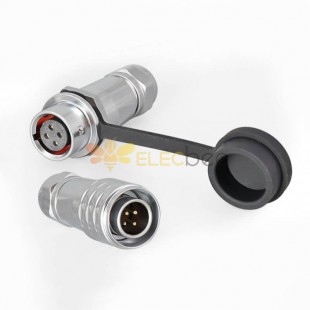 Circular Metal Aviationmale Female Docking Waterproof SF12-4 Pin Docking Camera Cable Quick Industrial Push-Pull