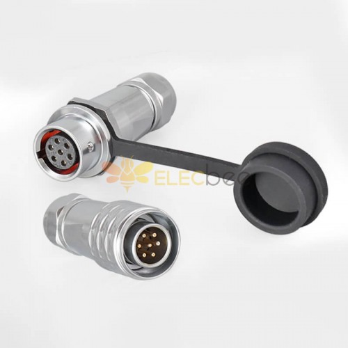 Circular Metal Aviationsf12-7 Pin Male Female Docking Camera Cable Waterproof Quick Industrial Push-Pull