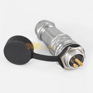 Metal Aviation Industrial SF20-3 Pin Docking Camera Cable Male Plug Female Socket Back-Mount Waterproof Circular Push-Pull Quick