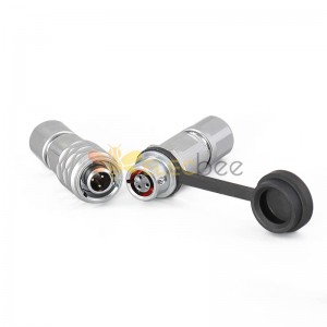 Metal Aviation Industrial SF6-3 Pin Plug+Socket Docking Circulaire Push-Pull Rapide Imperméable