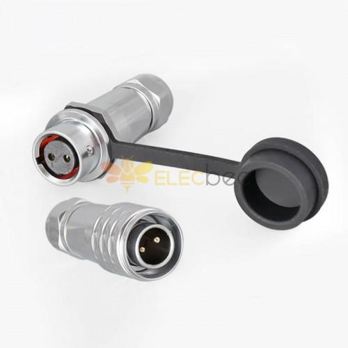 Quick Metal Push-Pull SF12-2 Pin Macho Hembra Docking Camera Cable Impermeable Industrial Circular Aviation