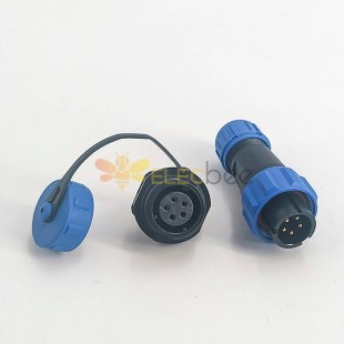 Plug 5pin Male & Female Socket SP13 Série de volta Montagem Conector automático do painel