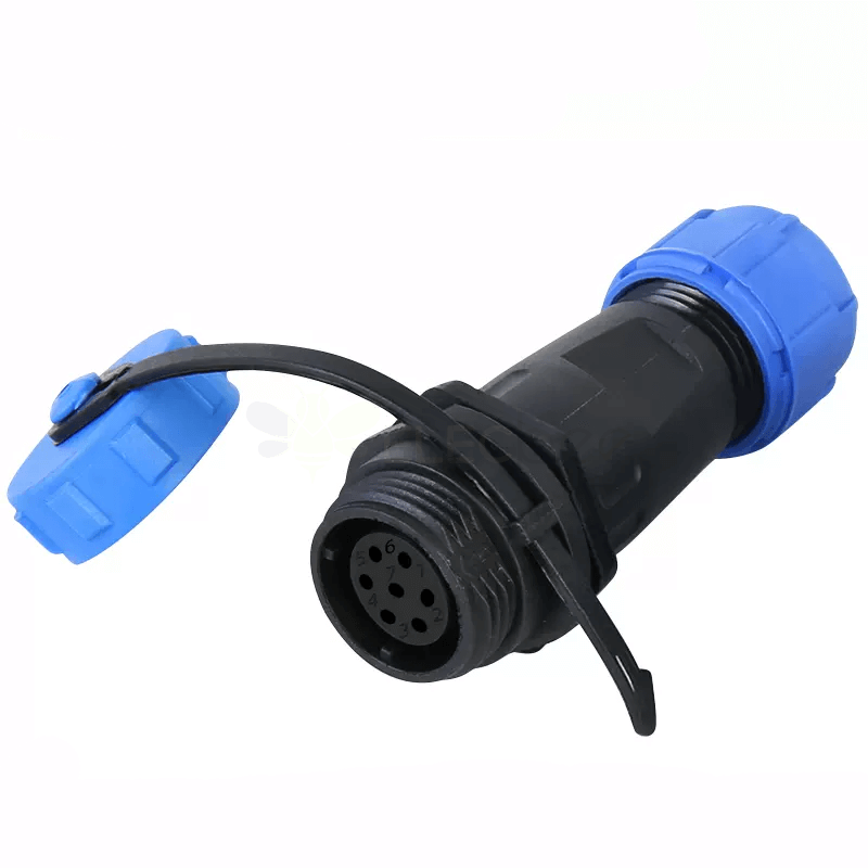 SP13 Docking Waterproof Connector 7 Pin IP68 Male Plug and Femal Socket